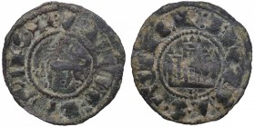 Fernando IV (1295-1312). Burgos. Dinero de Fernando IV. MMM F4:2.1. Ve. 0,81 g. MBC. Est.12.