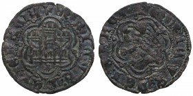 1390-1406. Enrique III (1390-1406). Coruña. Blanca. Ve. 1,57 g. MBC+. Est.50.