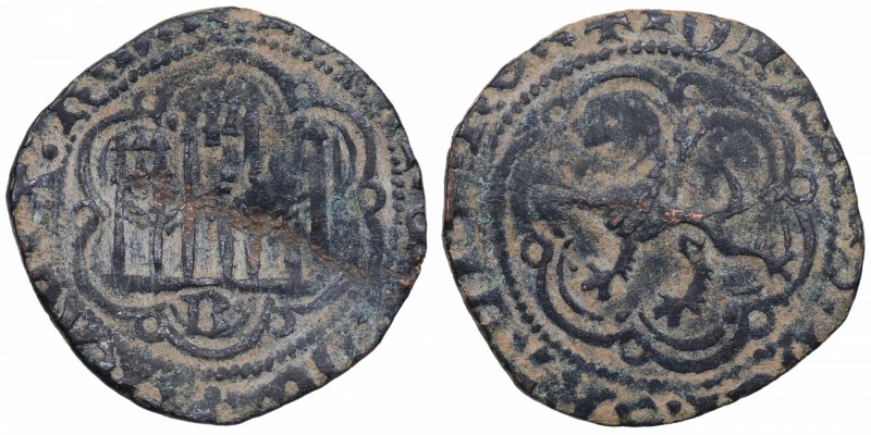 Juan II (1406-1454). Burgos. Blanca. Ve. MBC / MBC+. Est.25.