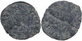 1471. Enrique IV (1454-1474). Burgos. Blanca. AB. 828. Ve. 0,95 g. MBC-. Est.8.