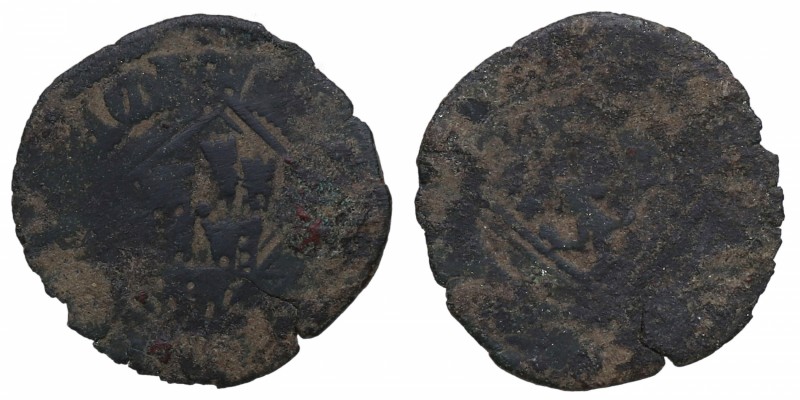 1454-1474. Enrique IV (1454-1474). Blanca de rombo. Mar 1079. Cu. 0,99 g. MBC-. ...