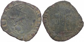 Enrique IV (1454-1474). Cuenca. Maravedí. AB. 794. Ve. 1,57 g. BC+. Est.30.