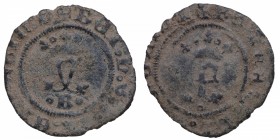 1469-1504. Reyes Católicos (1469-1504). Burgos. Blanca. Ve. 0,97 g. Cabeza de águila. MBC. Est.30.