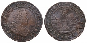1661. Felipe IV (1621-1665). Ducado de Brabante (Amberes). Jeton. Pax 235. Dugnoille 4174. Cu . 5,80 g. PHIL IIII D G HISP ET INDIAR REX 16-61  /TVTAE...