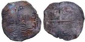 1666. Felipe IV (1621-1665). 8 Reales. Cal-455. Ag. 25,98 g. Pátina arco iris. Ex Martí Hervera 7/5/2013 lote 3251. MBC. Est.250.