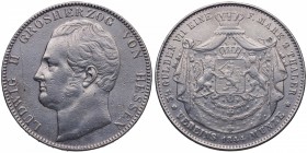 1844. Alemania. 2 thaler. Ag. RARA. Rayita en anverso. EBC-. Est.320.