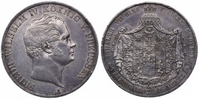1846. Alemania. A . 2 thaler. Ag. RARA. Insignificantes golpecitos en gráfila. EBC. Est.280.
