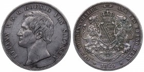 1869. Alemania. B . 1 thaler. Ae. Escasa. Rayitas. MBC+. Est.90.
