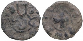 1279-1325. Reino de Portugal. Dinis I. Dinero. Gomes 202.1. Ve. BC+. Est.8.