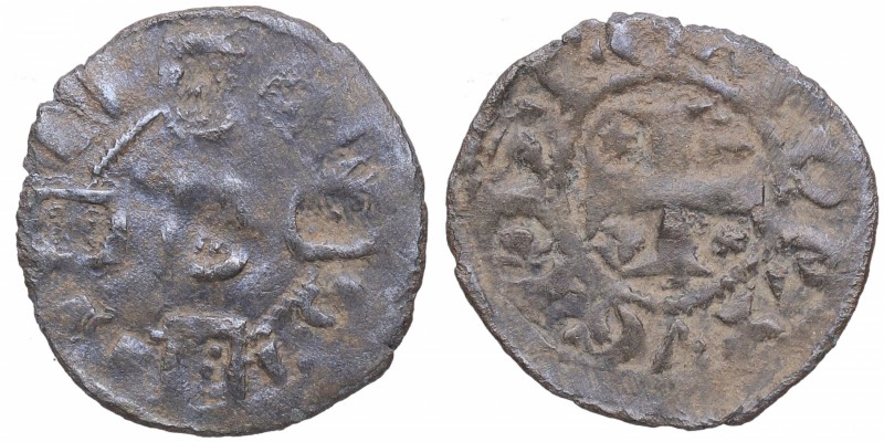 1279-1325. Reino de Portugal. Dinis I. Dinero. Gomes 202.1. Ve. BC+. Est.8.