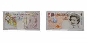 2000. Billetes extranjeros. Reino Unido. 10 punds. Buen ejemplar. SC. Est.15.