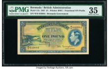 Bermuda Bermuda Government 1 Pound 12.5.1937 Pick 11b PMG Choice Very Fine 35. 

HID09801242017

© 2020 Heritage Auctions | All Rights Reserved
