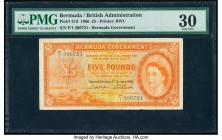 Bermuda Bermuda Government 5 Pounds 1.10.1966 Pick 21d PMG Very Fine 30. Annotation.

HID09801242017

© 2020 Heritage Auctions | All Rights Reserved