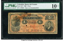 Colombia Banco del Estado 1 Peso 1900 Pick S471 PMG Very Good 10 Net. Two POCs; tape repairs.

HID09801242017

© 2020 Heritage Auctions | All Rights R...
