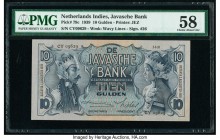 Netherlands Indies De Javasche Bank 10 Gulden 2.8.1939 Pick 79c PMG Choice About Unc 58. 

HID09801242017

© 2020 Heritage Auctions | All Rights Reser...