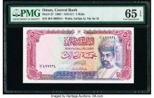 Oman Central Bank of Oman 5 Rials 1990 / AH1411 Pick 27 PMG Gem Uncirculated 65 EPQ. 

HID09801242017

© 2020 Heritage Auctions | All Rights Reserved