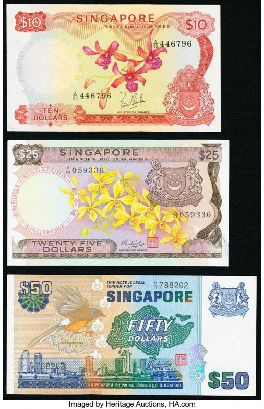 Singapore Group Lot of 3 Examples Fine-Very Fine. 

HID09801242017

© 2020 Herit...