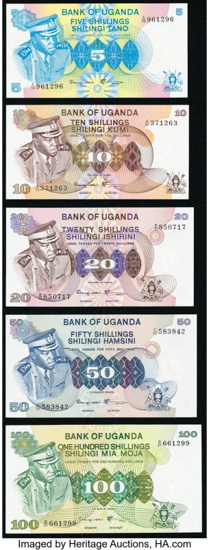 World (Guinee, Sierra Leone, Uganda) Group Lot of 18 Examples Crisp Uncirculated...