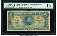 Uruguay Banco de la Republica Oriental 10 Pesos 9.1914 Pick 11b PMG Fine 12. Tape repairs.

HID09801242017

© 2020 Heritage Auctions | All Rights Rese...