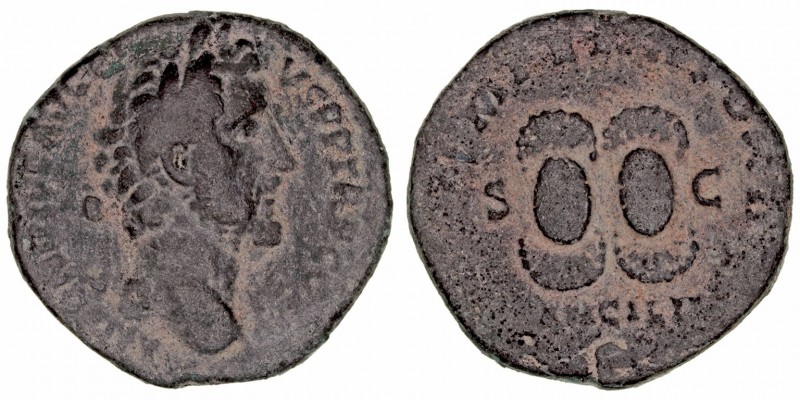 Antonino Pío
As. AE. (138-161). R/IMPERATOR II. S.C., en exergo ANCILIA. Dos es...