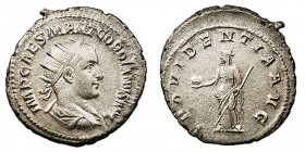 Gordiano III
Antoniniano. AR. (238-244). R/PROVIDENTIA AVG. RIC.4. MBC+.