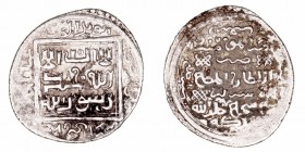 Los Ilkans, Mongoles de Persia
Dírhem. AR. (683-690 H.). Arghun. 2.86g. Mit. pág 250. MBC-.