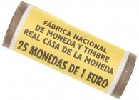 Juan Carlos I
Euro. Cuproníquel. 2001. Cartucho de la FNMT (25 monedas). SC.