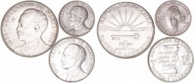 Cuba 
AR. 1953. Serie de 3 valores. Centenario de Marti. 25 Centavos, 50 Centavos y 1 Peso. KM.29... MBC+.