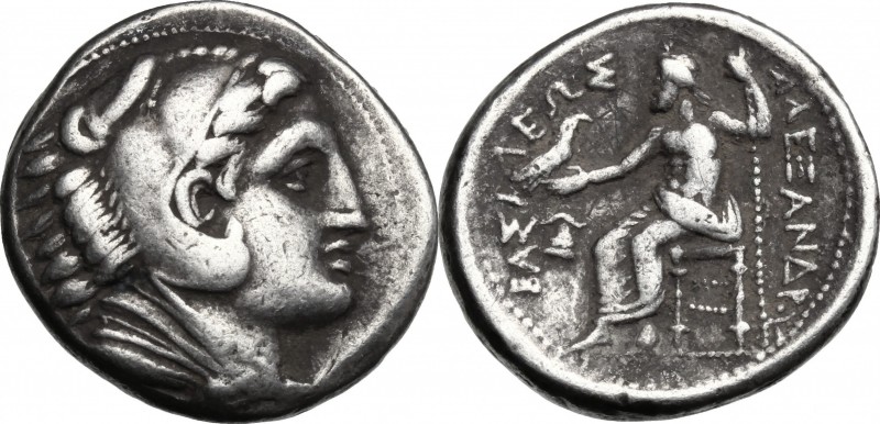 Continental Greece. Kings of Macedon. Philip III Arrhidaios (323-317 BC). AR Tet...