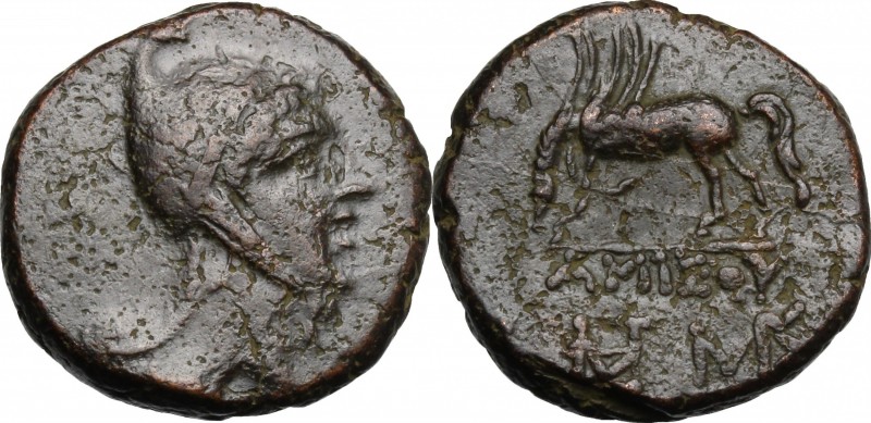 Greek Asia. Pontos, Amisos. Temp. of Mithradates VI Eupator (85-65 BC). AE 23 mm...