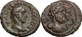 Philip I (244-249). BI Tetradrachm, Alexandria mint, 246-247. D/ Bust right, laureate, draped, cuirassed. R/ Jugate busts of Nilus and Euthenia right;...