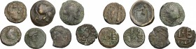 Greek and Roman World. Lot of 7 AE coins. AE.