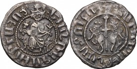 Armenia. Levon I (1187-1219). AR Tram. CCA 241. AR. g. 2.67 mm. 22.00 Toned. VF.