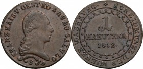 Austria. Franz II (1792-1805). AE Kreuzer 1812 S, Smolnik mint. KM 2112. AE. mm. 24.00 EF.