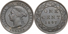 Canada. Victoria (1837-1901). AE Cent 1897. KM 7. AE. mm. 25.00 EF.