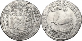 Germany. Ernst and Ludwig Christian (1652-1710). AR 1/3 Taler, Stolberg-Wernigerode mint, 1672. KM 31. AR. g. 8.90 mm. 33.00 About VF/Good F.