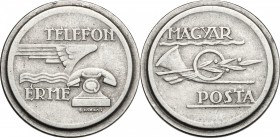 Hungary. Magyar Posta. NI Telephone Token, XX century. NI. mm. 21.00 VF.