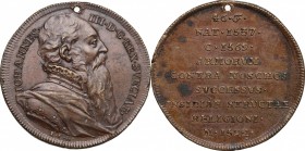Sweden. Johann III Wasa (1568-1592). AE Medal, 1691-1771. D/ Bust right. R/ Inscription in nine lines. AE. g. 14.70 mm. 33.50 Inc. Johanna Calra Hedli...
