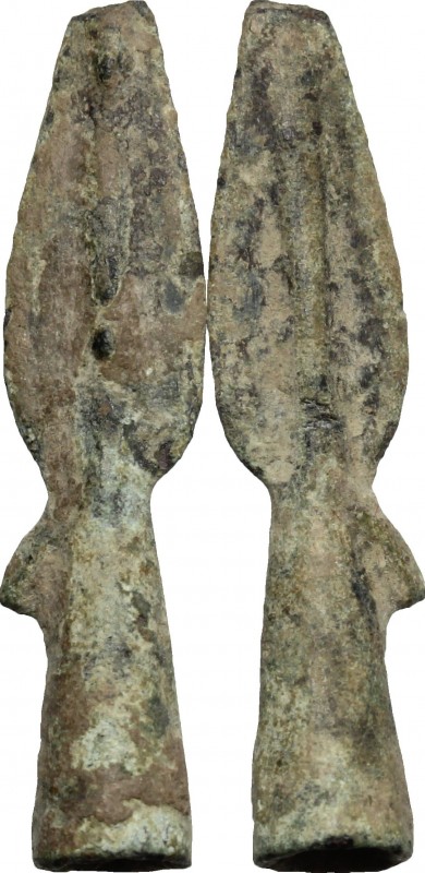 Early Greek or Scythian bronze arrowhead. 4th-2nd century BC. Cf. Malloy Weapons...