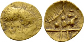 CENTRAL EUROPE. Boii. GOLD 1/24 Stater (2nd-1st centuries BC). "Staré Hradisko" type.