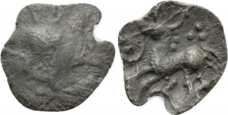 CENTRAL EUROPE. Boii. Obol (1st. century BC). Type "Roseldorf III". 

Obv: Sty...