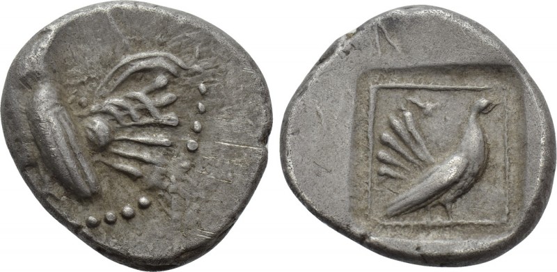 SICILY. Himera. Drachm (Circa 500-483/2 BC). Euboic standard.

Obv: Cock stand...