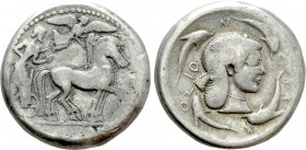 SICILY. Syracuse. Hieron I (475-470 BC). Tetradrachm.