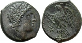 SICILY. Syracuse. Hiketas (287-278 BC). Ae.