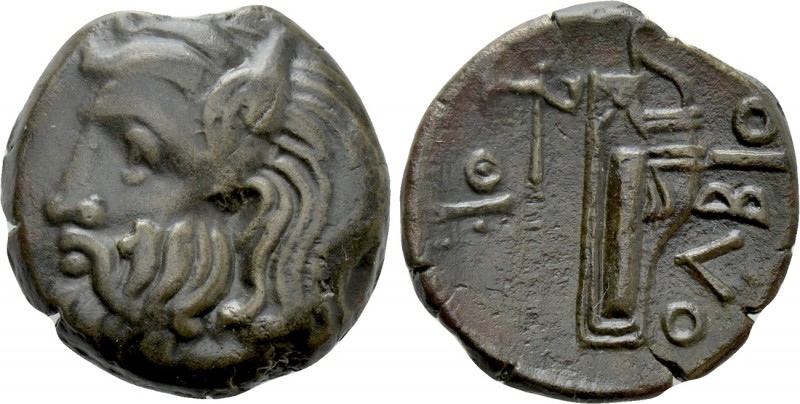 SKYTHIA. Olbia. Ae (Circa 300-275 BC). 

Obv: Horned head of Borysthenes left....