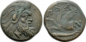 CIMMERIAN BOSPOROS. Pantikapaion. Ae (Circa 310-304/3 BC).