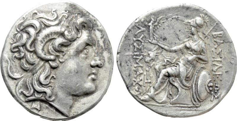 KINGS OF THRACE (Macedonian). Lysimachos (305-281 BC). Tetradrachm. Ainos.

Ob...