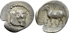 THESSALY. Pharkadon. Hemiobol (Circa 420-400 BC).