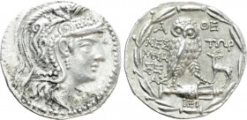 ATTICA. Athens. Tetradrachm (74/3 BC). New Style Coinage. Nestor and Mnaseas, magistrates.