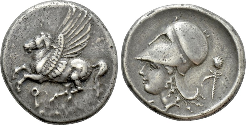 CORINTHIA. Corinth. Stater (Circa 386-307 BC). 

Obv: Pegasos flying left; kop...